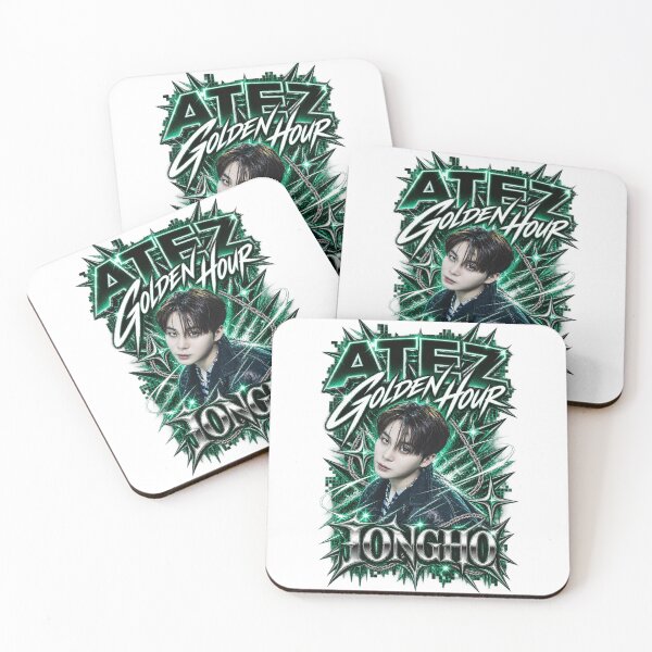Item preview,  ATEEZ Jongho Golden Hour Dark Emerald Spikes designed and sold by Valeree Store.