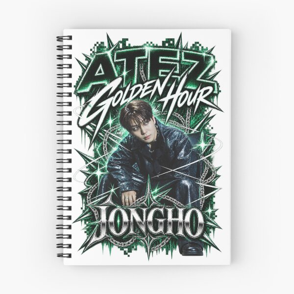 Item preview, Jongho ATEEZ Golden Hour Metallic Spike Visual designed and sold by Valeree Store.