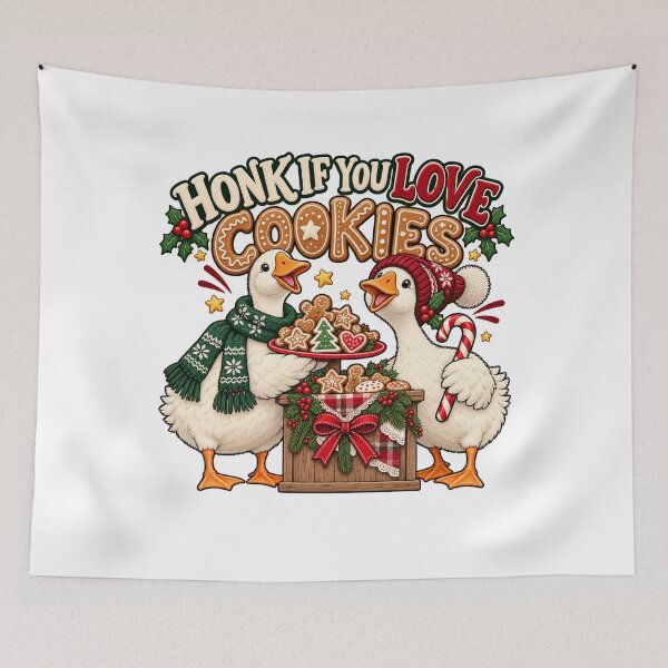 Item preview, Funny Christmas Goose Cookies Shirt, Cute Holiday Goose Design designed and sold by LandFinStudio.