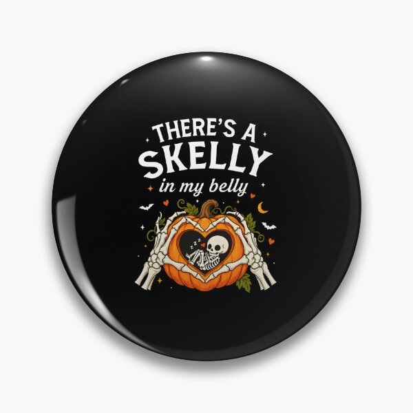 Item preview, Halloween Pregnancy Skeleton Pumpkin Belly Design designed and sold by GiaoCalonas.