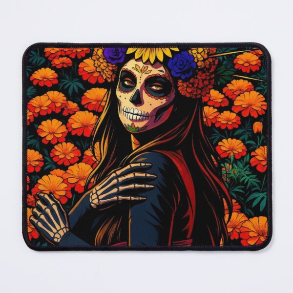 Item preview, Golden Sunflower Catrina designed and sold by BlueBerry45.