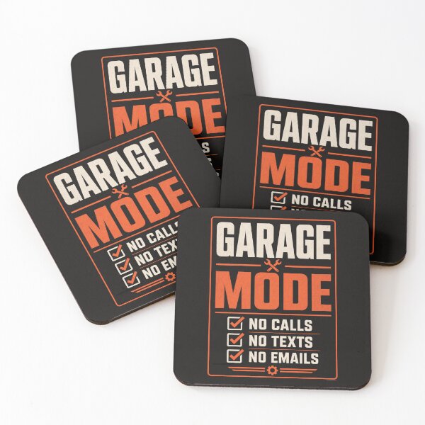 Item preview, Garage Mode | No Calls, No Texts, No Emails designed and sold by Automotive Art by Greg.