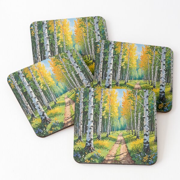 Item preview, The Golden Path Through the Birches designed and sold by tambanow.