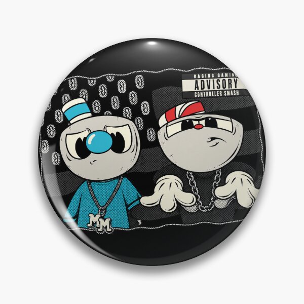 Item preview, Cuphead Hiphop Bros Gaming Patch designed and sold by yarnell-press.