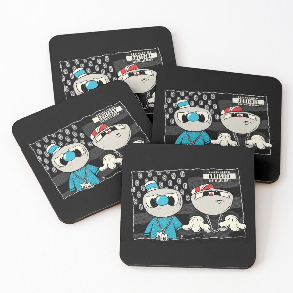 Item preview, Cuphead Hiphop Bros Gaming Patch designed and sold by yarnell-press.