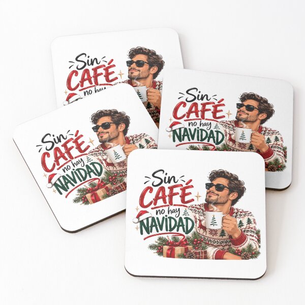 Item preview, Sin Café No Hay Navidad – Funny Spanish Christmas Coffee Design for Men, Latino Holiday Gift designed and sold by Rachel0527.