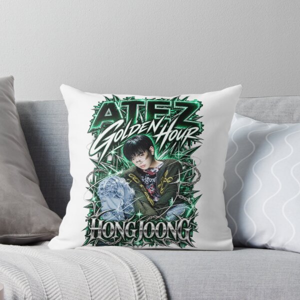 Item preview, ATEEZ Hongjoong Golden Hour Dark Emerald Spikes designed and sold by Valeree Store.