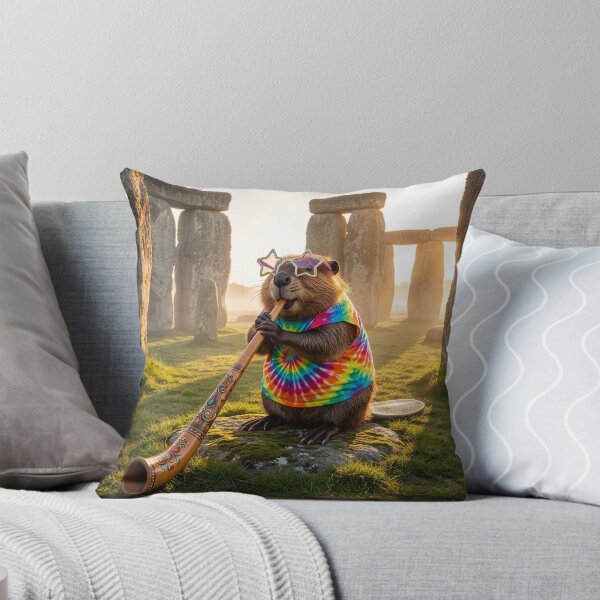 Item preview, Hippy Beaver Awakens Stonehenge designed and sold by Tridentulus.