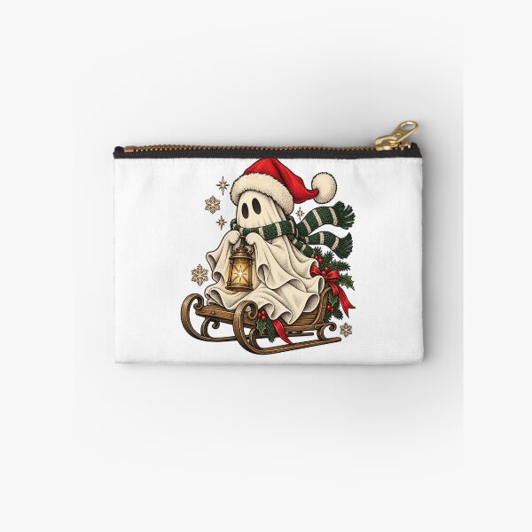 Item preview, Vintage Christmas Ghost on Sleigh Shirt designed and sold by LandFinStudio.