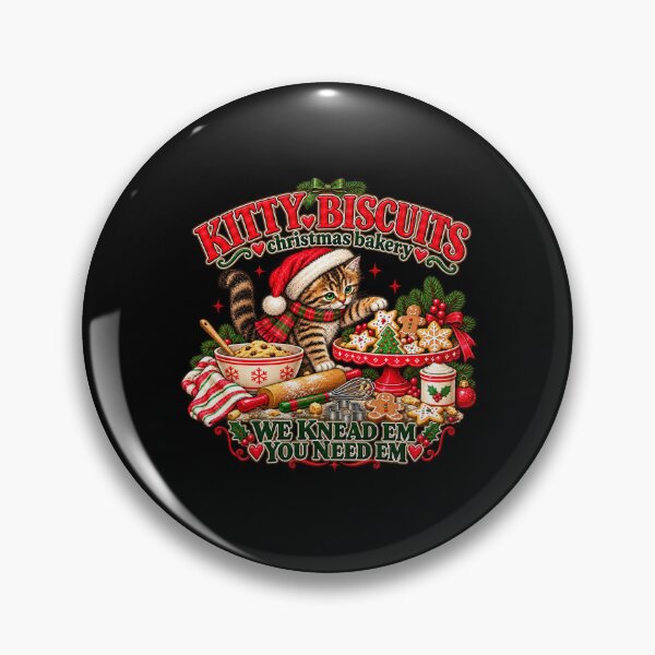 Item preview, Christmas Baking Kitten with Cookies and Dough designed and sold by MassonCalepon.