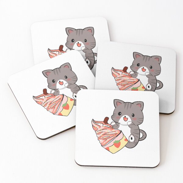 Item preview, Cute Cat Ice Cream designed and sold by lancebilli.