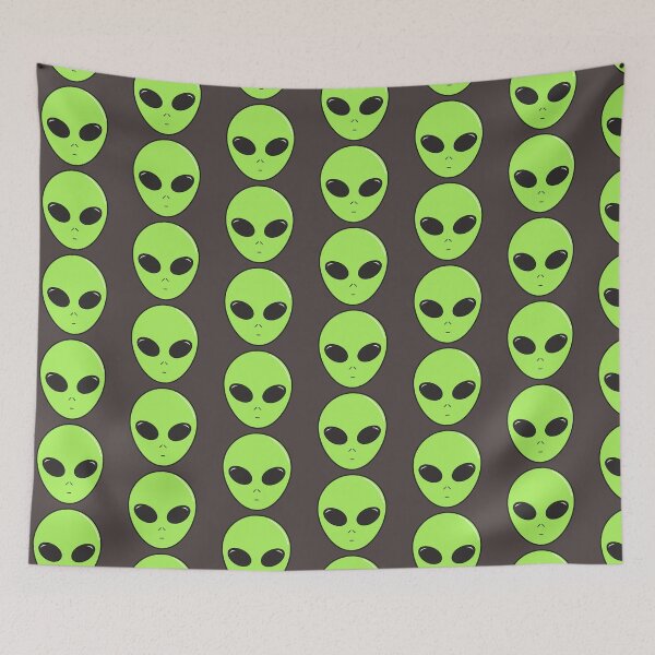 Item preview, The Green Alien – UFO and Extraterrestrial Art designed and sold by Black María.
