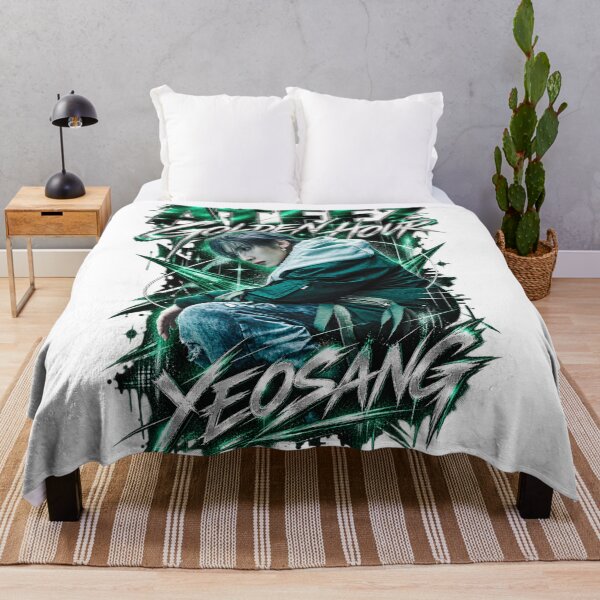 Item preview, ATEEZ Yeosang Golden Hour Dark Emerald Spikes designed and sold by Valeree Store.