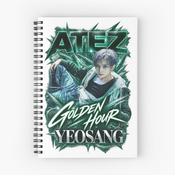 Item preview, Yeosang ATEEZ Golden Hour Emerald Chain Visual designed and sold by Valeree Store.