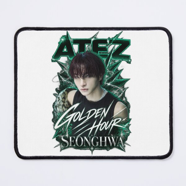 Item preview, ATEEZ Seonghwa Golden Hour Dark Emerald Spikes designed and sold by Valeree Store.