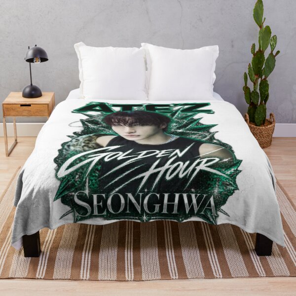 Item preview, ATEEZ Seonghwa Golden Hour Dark Emerald Spikes designed and sold by Valeree Store.