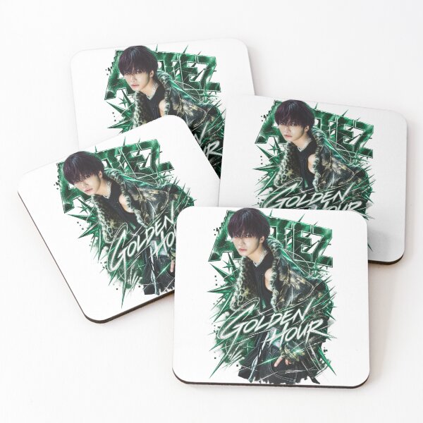 Item preview, Seonghwa ATEEZ Golden Hour Emerald Chain Visual designed and sold by Valeree Store.