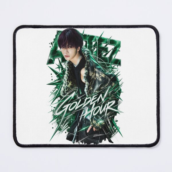 Item preview, Seonghwa ATEEZ Golden Hour Emerald Chain Visual designed and sold by Valeree Store.