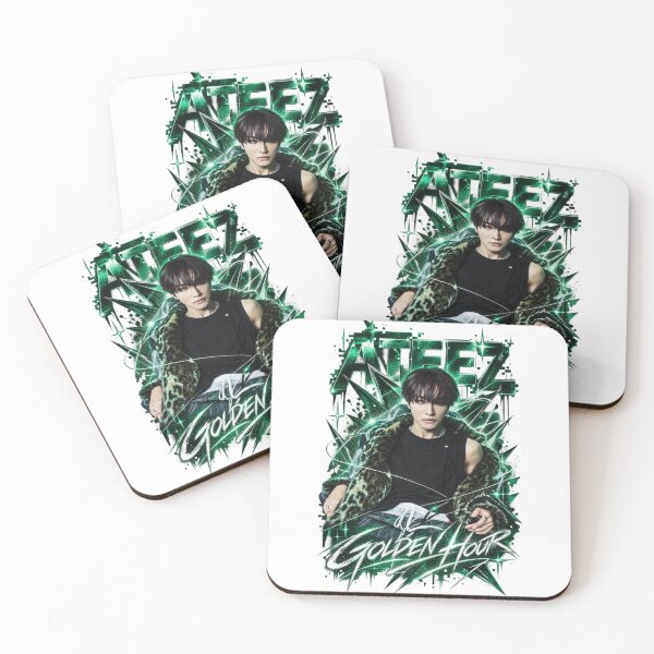 Item preview, Dark Gothic Spike Seonghwa ATEEZ Golden Hour Graphic designed and sold by Valeree Store.