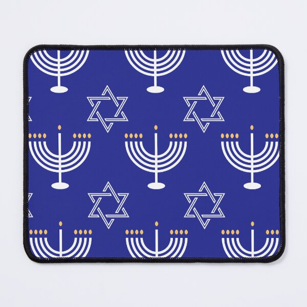 Item preview, Hanukkah Menorahs And Star Of David Designs Pattern designed and sold by DEC02.