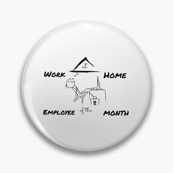 Item preview, Work From Home Employee of the Month designed and sold by Ojoe studio.