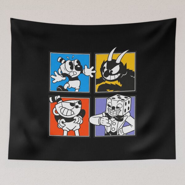 Item preview, Cuphead Streetwear Characters Game designed and sold by yarnell-press.