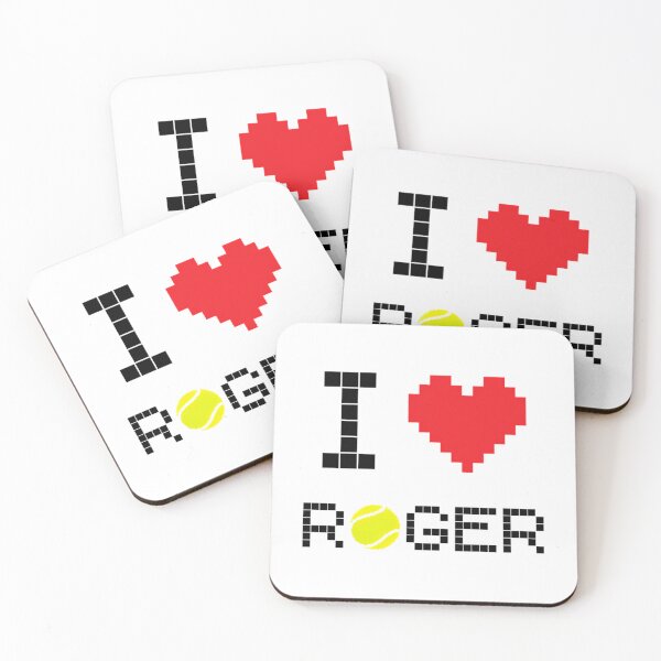 Item preview, I Love Roger Tennis Retro Pixel Light 2 designed and sold by vianna-deang.