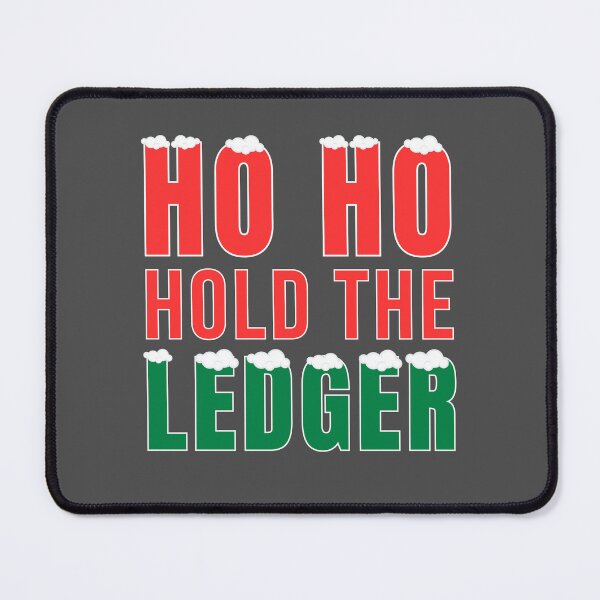 Item preview, Ho Ho Hold The Ledger Funny Christmas Accountant CPA Gift T-Shirt designed and sold by FCA SIR MERCH .