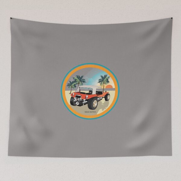Item preview, Vintage Dune Buggy Beach Sunset Badge-42 designed and sold by RonnyPapenfu.