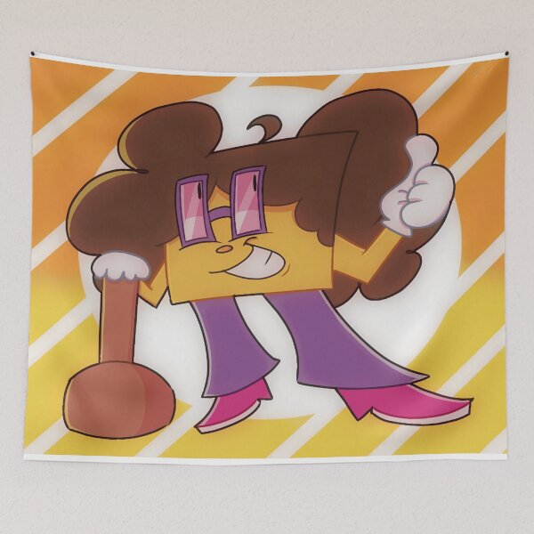 Item preview, Groovy Retro Plunger Character Seventies Vibe designed and sold by Spooky-Toon.