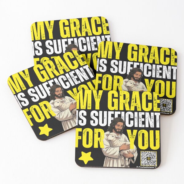 Item preview, My Grace is Sufficient for you | 2 Corinthians 12:9  designed and sold by UnboundFull.