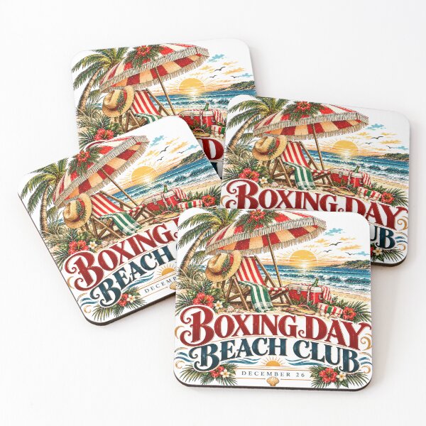 Item preview, Boxing Day Beach Club December 26 Australian Summer Graphic designed and sold by pradeepvisuals.