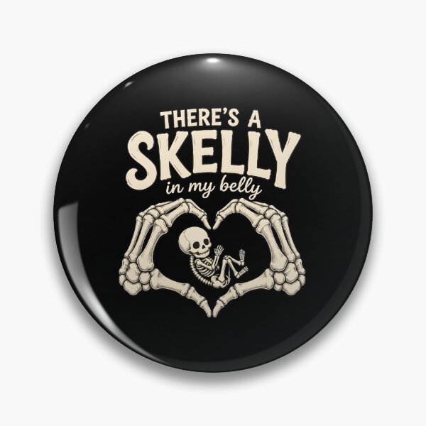 Item preview, There's a Skelly in My Belly Heart Skeleton designed and sold by GiaoCalonas.
