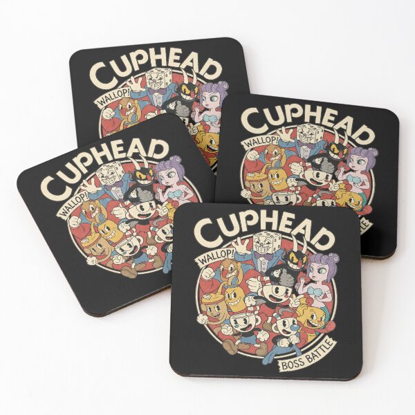 Item preview, Retro Cartoon Cuphead Boss Battle Illustration designed and sold by yarnell-press.