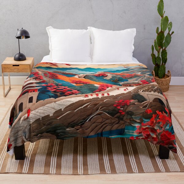 Item preview, Japanese landscape made of cut paper, beautiful design for a gift #2. designed and sold by ELFofDREAMS.