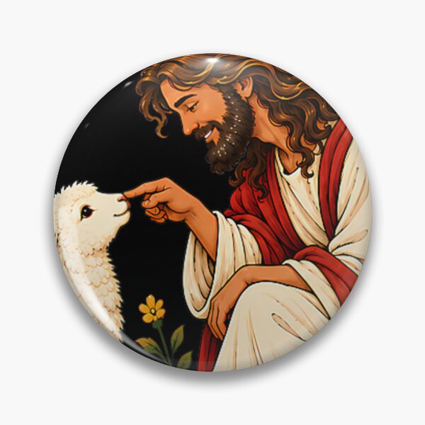 Item preview, Jesus Lamb Boop Bible Verse Luke Christian  designed and sold by Cardinsardina.