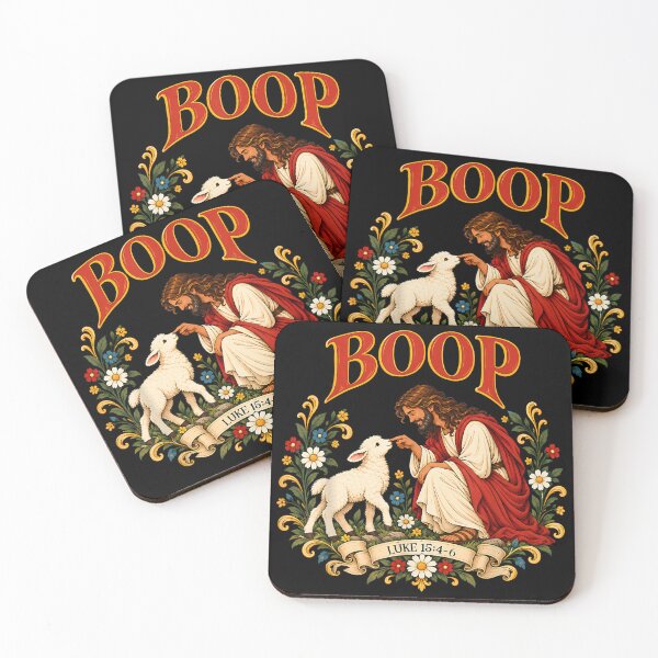Item preview, Jesus Lamb Boop Bible Verse Luke Christian  designed and sold by Cardinsardina.