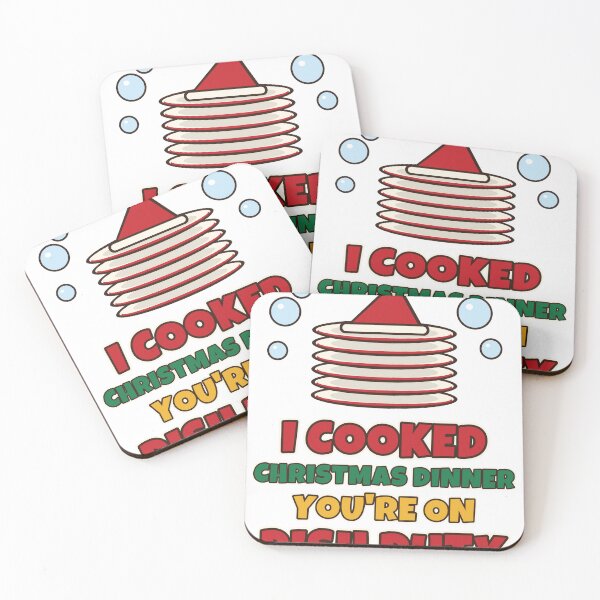 Item preview, I Cooked Christmas Dinner You're On Dish Duty Funny Christmas Cook designed and sold by Bornprints.