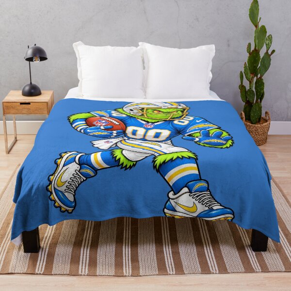 Item preview, Los Angeles Chargers Fans Funny Grinch Football Player designed and sold by Natasha Webb.