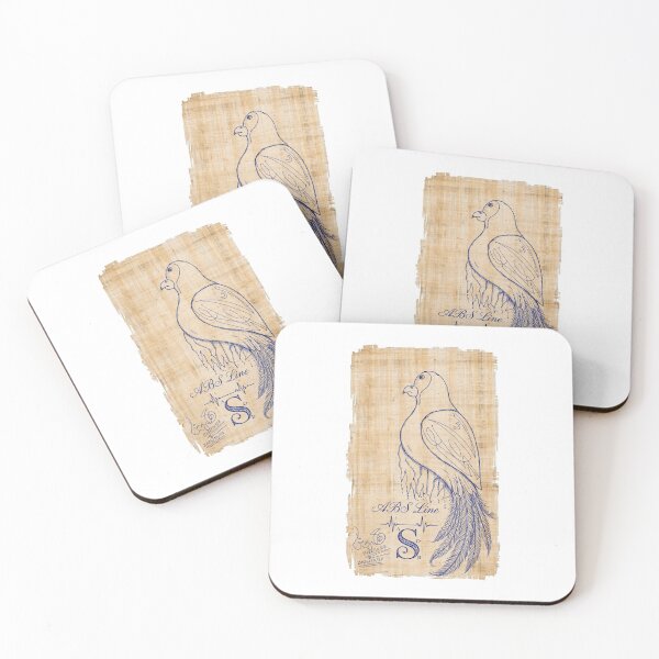 Item preview, Blue Line Falcon Long Tail Papyrus ABS Line designed and sold by Ahmadhamroush.