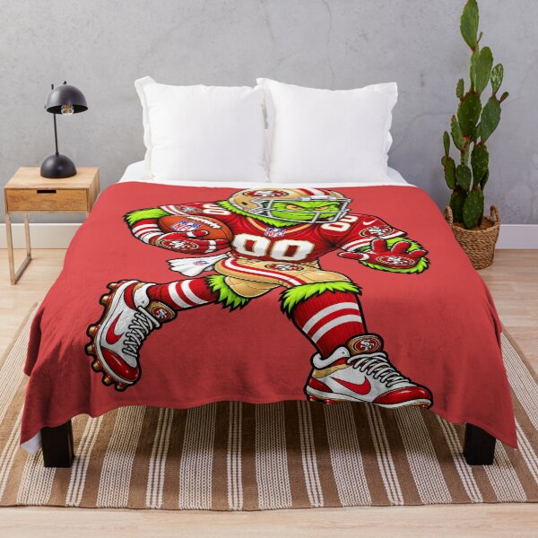 Item preview, San Francisco 49ers Fans Funny Grinch Football Player designed and sold by Natasha Webb.