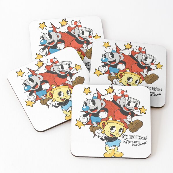 Item preview, Cartoon Cup Heroes Vintage Video Game Illustration designed and sold by yarnell-press.