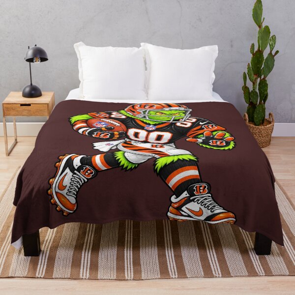 Item preview, Cincinnati Bengals Fans Funny Grinch Football Player designed and sold by Natasha Webb.