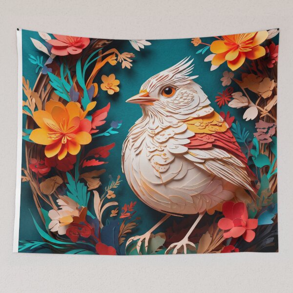 Item preview, Paper bird, a lovely design for girls or boys #3. designed and sold by ELFofDREAMS.