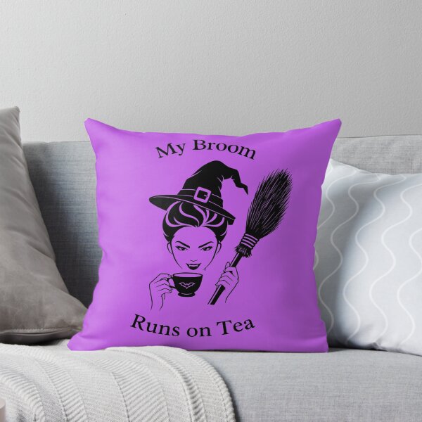 Item preview, Funny Tea Loving Witch Halloween Art designed and sold by kkargakou.