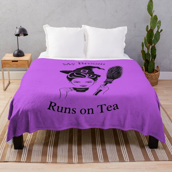 Item preview, Funny Tea Loving Witch Halloween Art designed and sold by kkargakou.