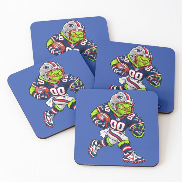 Item preview, New England Patriots Fans Funny Grinch Football Player designed and sold by Natasha Webb.