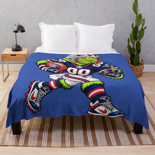 Item preview, New England Patriots Fans Funny Grinch Football Player designed and sold by Natasha Webb.