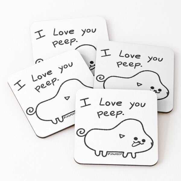Item preview, I Love you Peep. designed and sold by Pipapeep.