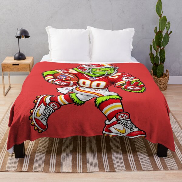 Item preview, Kansas City Chiefs Fans Funny Grinch Football Player designed and sold by Natasha Webb.
